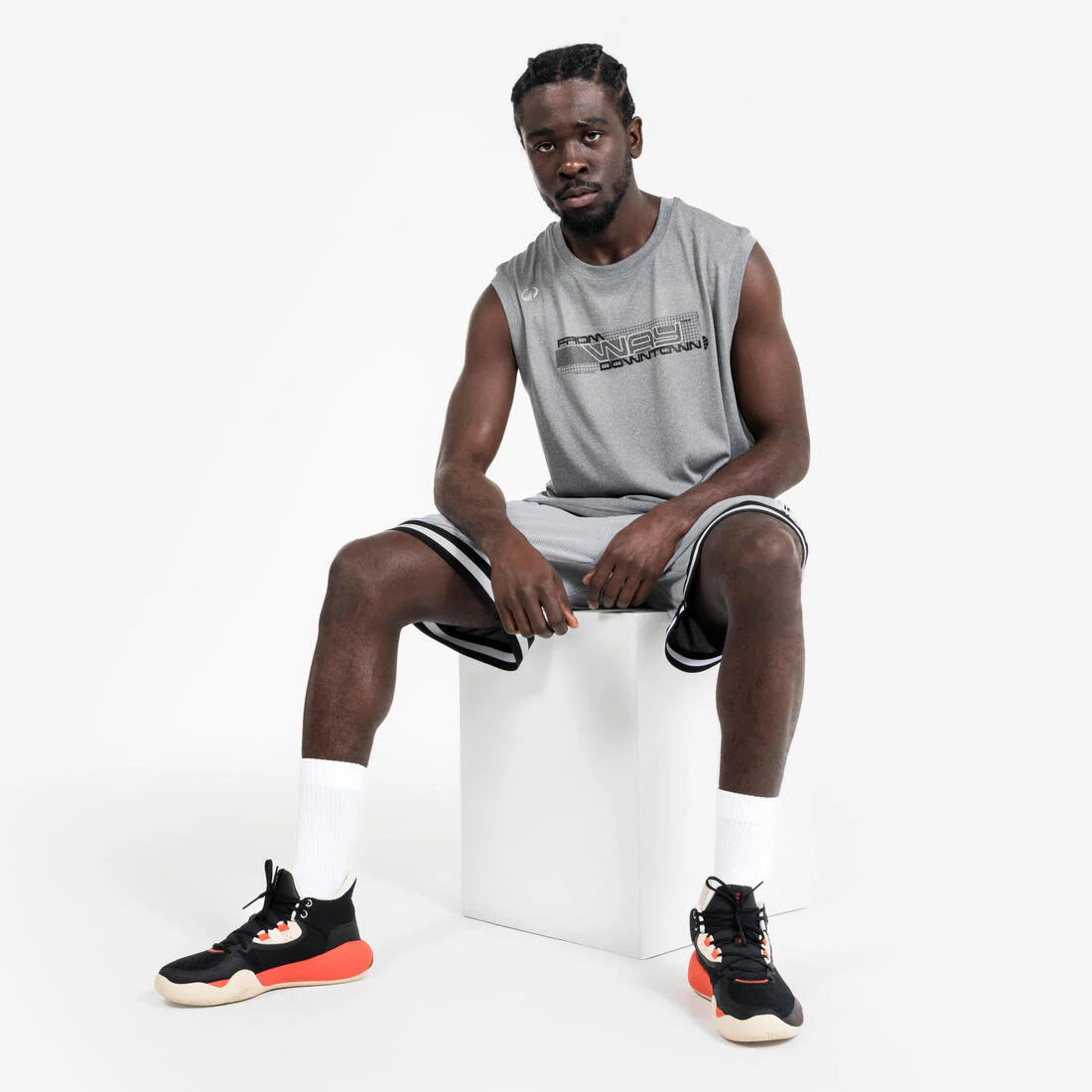 POLERA DE BÁSQUETBOL SIN MANGAS ADULTO FAST 500 - Image 14