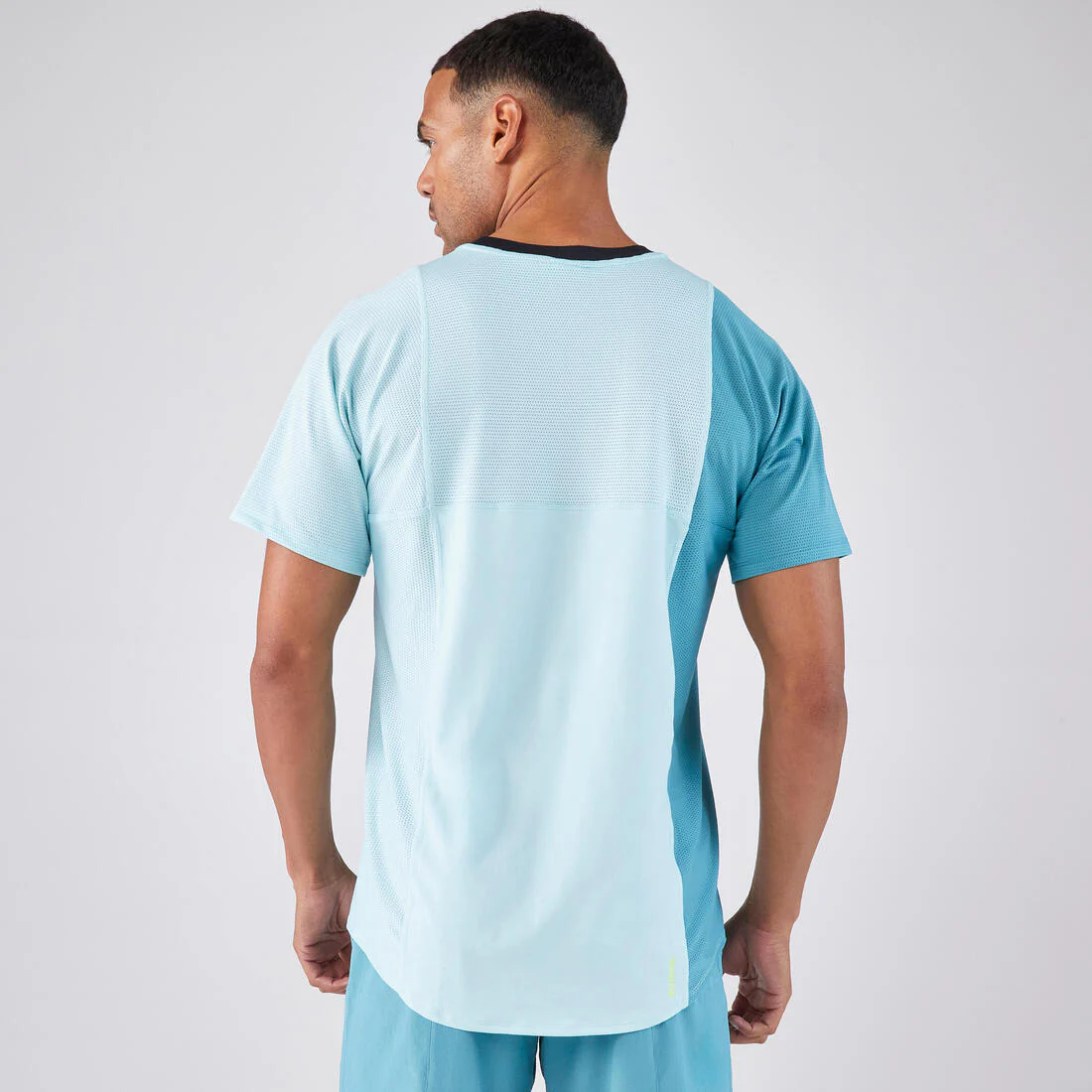 Remera de pádel manga corta transpirable hombre dry azul - Image 2