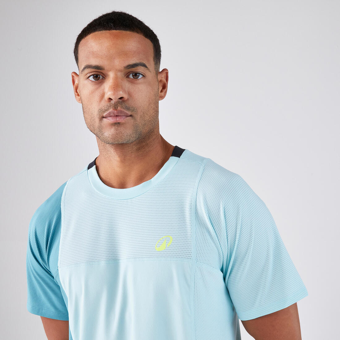 Remera de pádel manga corta transpirable hombre dry azul - Image 5