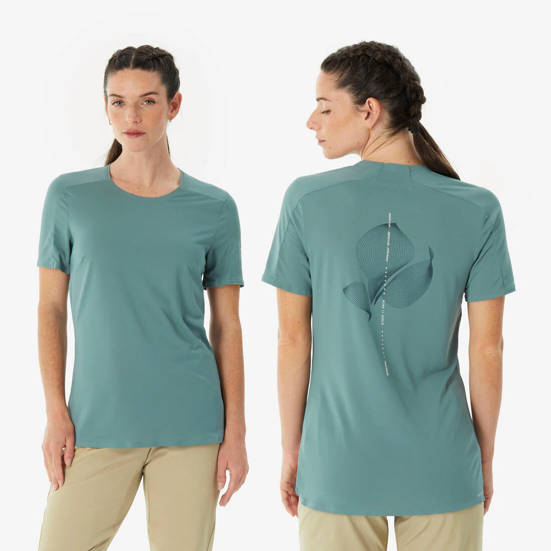 REMERA DE SENDERISMO MUJER MH500 - Image 4