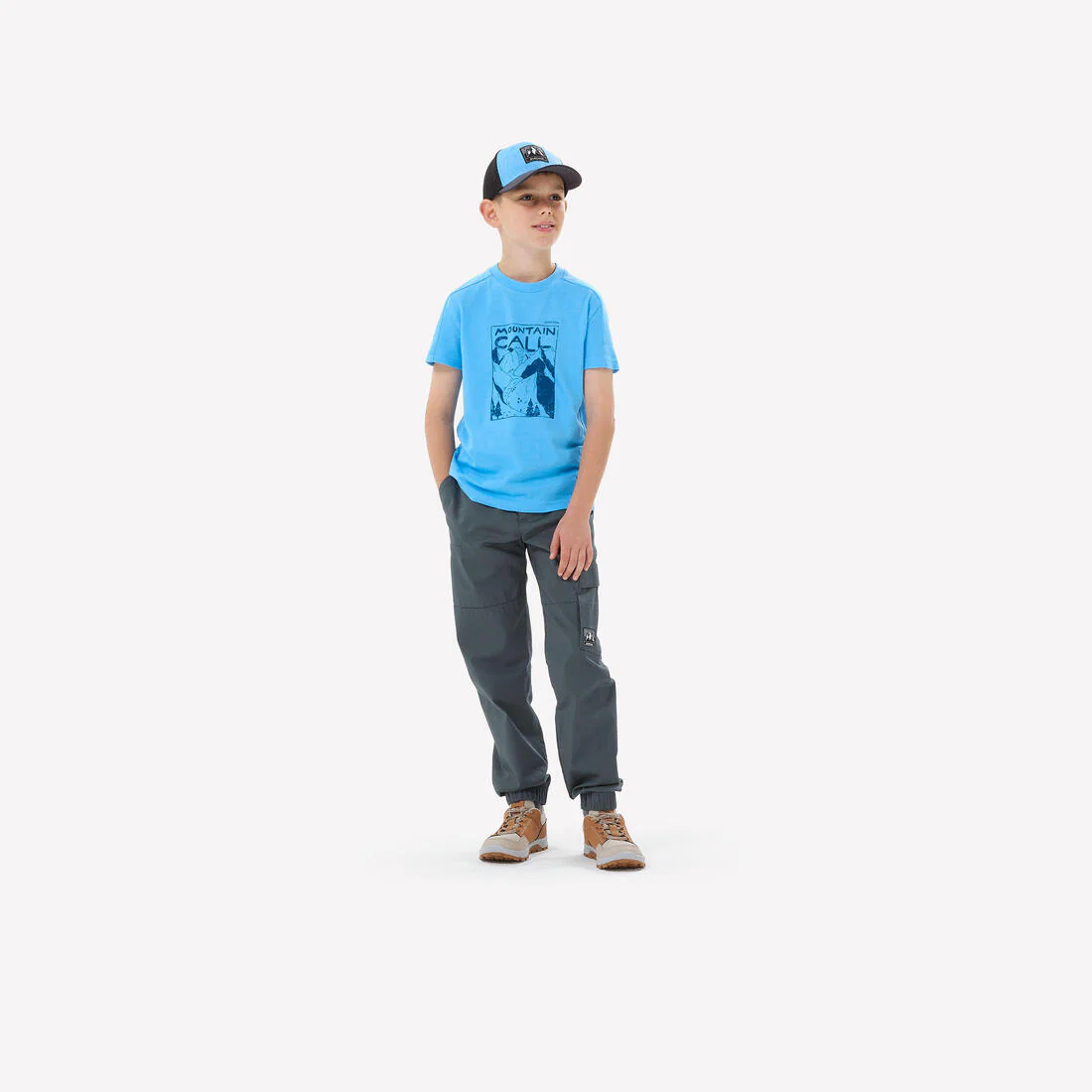 REMERA DE SENDERISMO NIÑOS MH100 - Image 4
