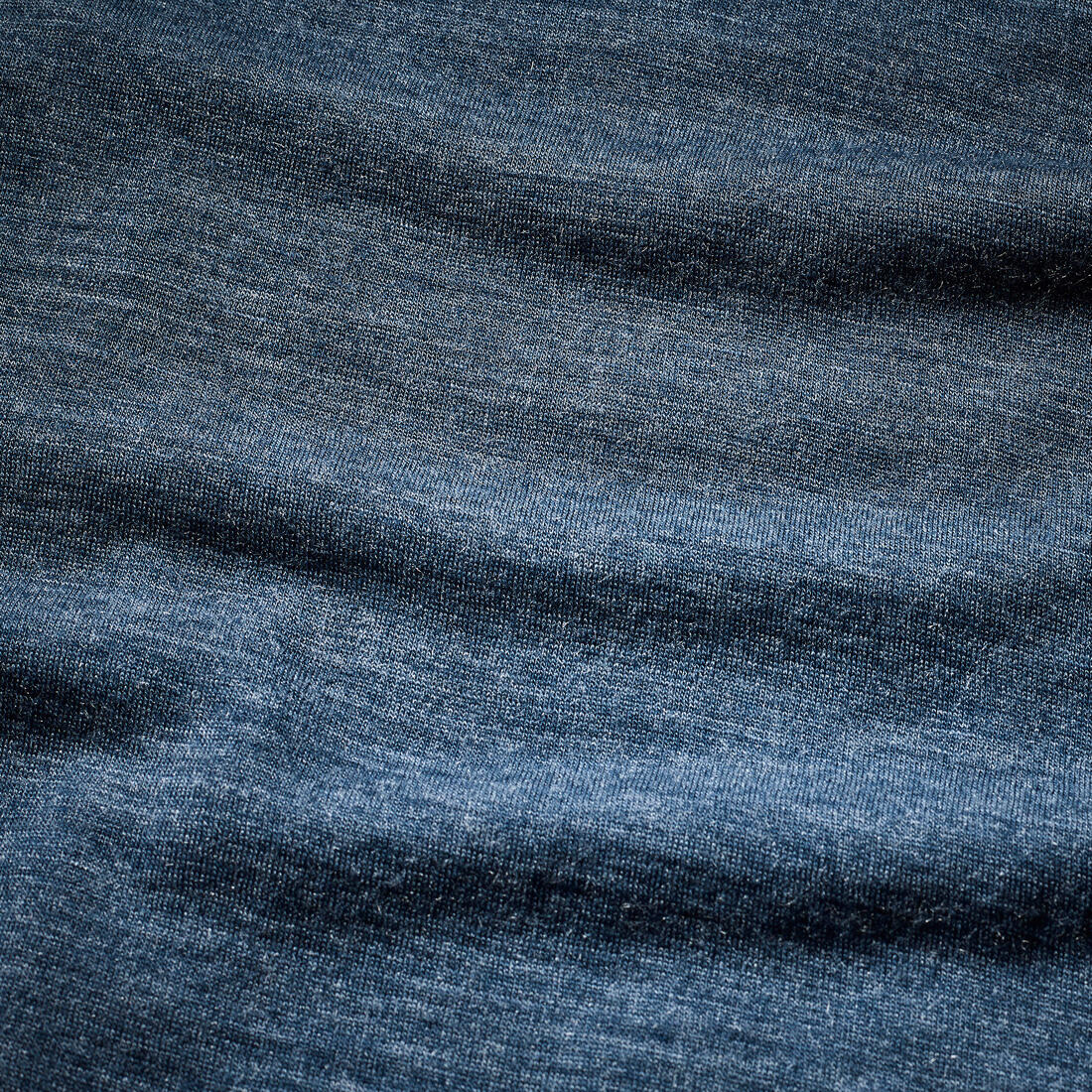 REMERA DE SENDERISMO VIAJE MANGA CORTA LANA MERINO HOMBRE - TRAVEL 500 AZUL - Image 13