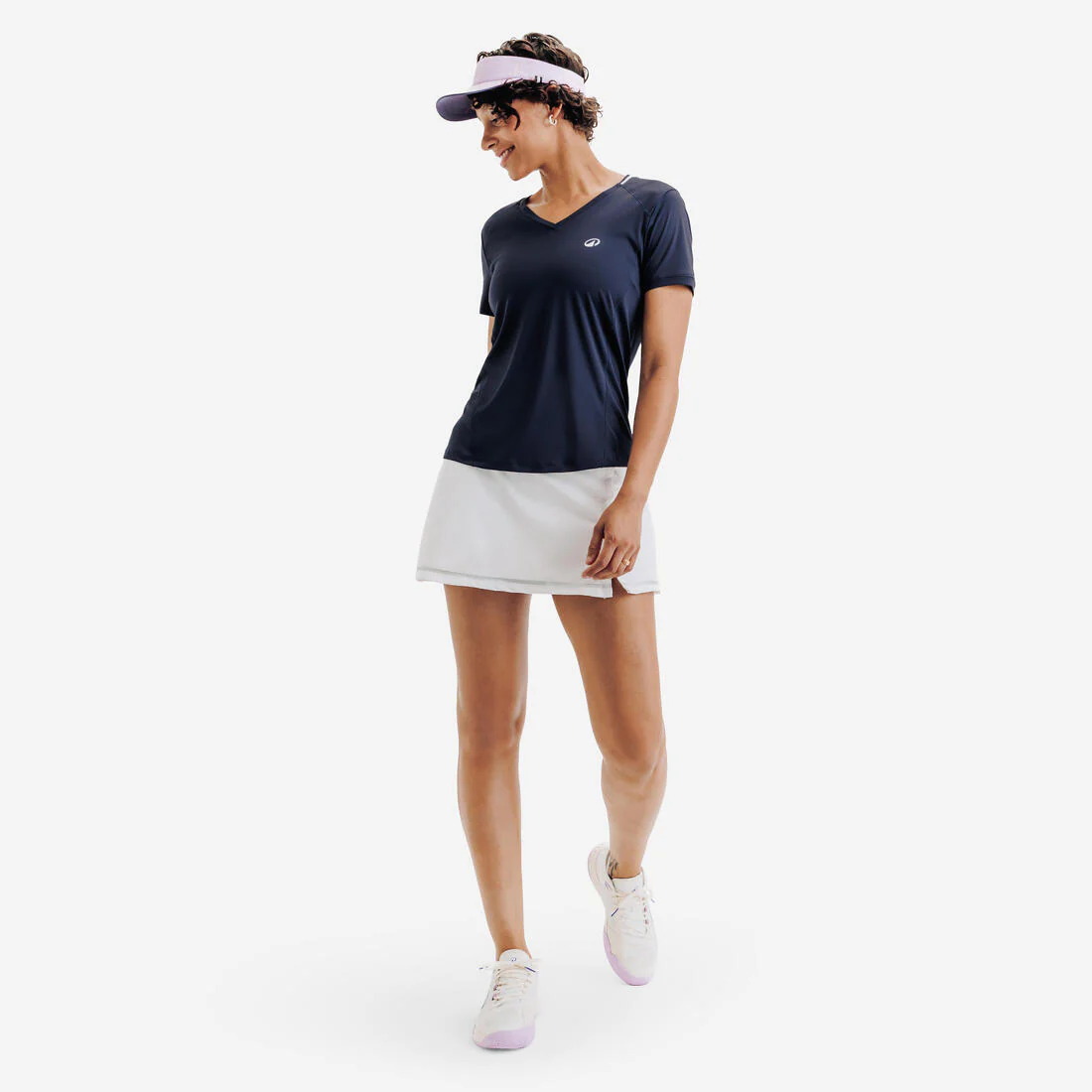 POLERA TENIS MUJER CUELLO V DRY - Image 3