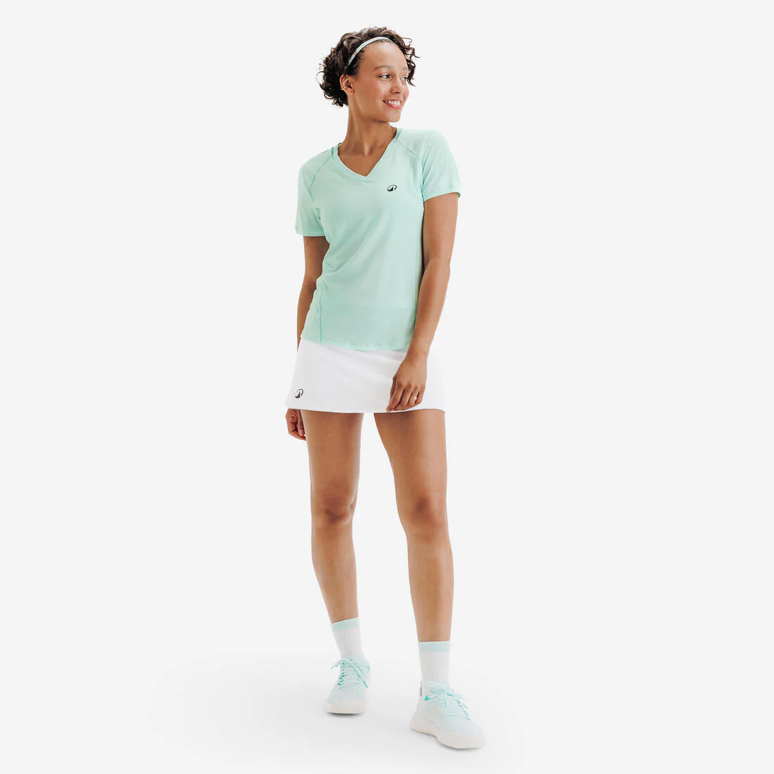 POLERA TENIS MUJER CUELLO V DRY - Image 4
