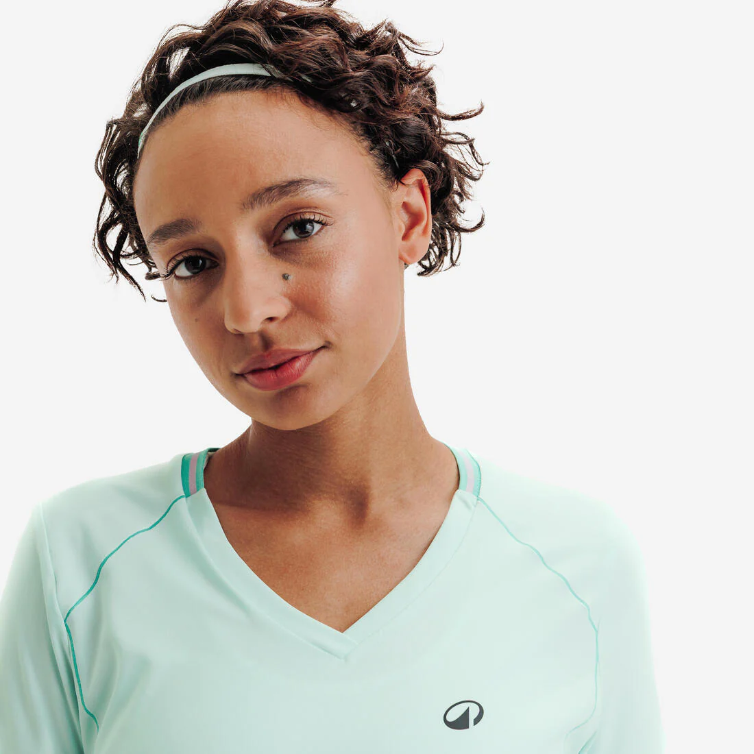 POLERA TENIS MUJER CUELLO V DRY - Image 6