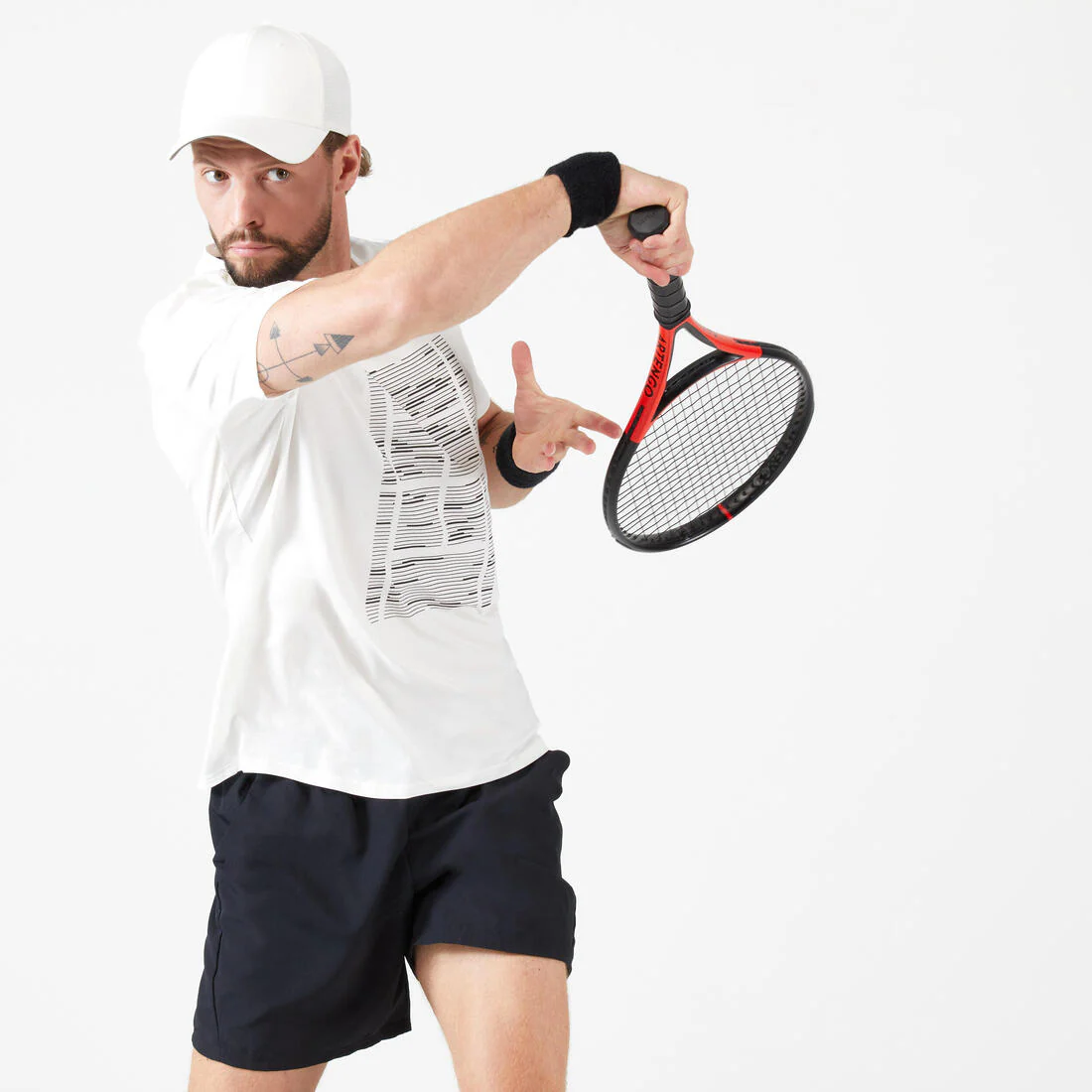 POLERA TENIS HOMBRE KUIKMA TTS SOFT BLANCO ROTO - Image 2