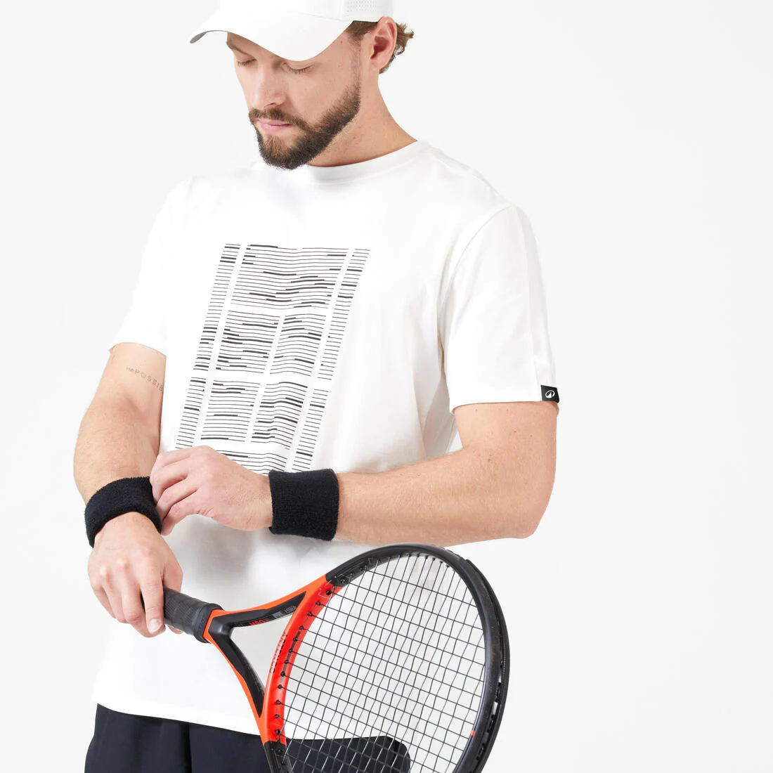 POLERA TENIS HOMBRE KUIKMA TTS SOFT BLANCO ROTO - Image 4