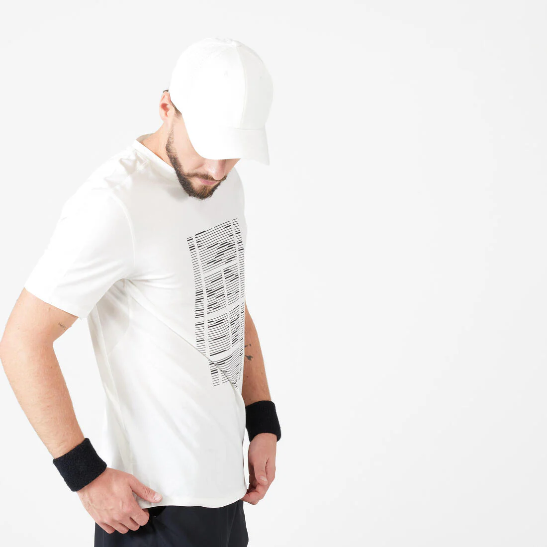 POLERA TENIS HOMBRE KUIKMA TTS SOFT BLANCO ROTO - Image 8