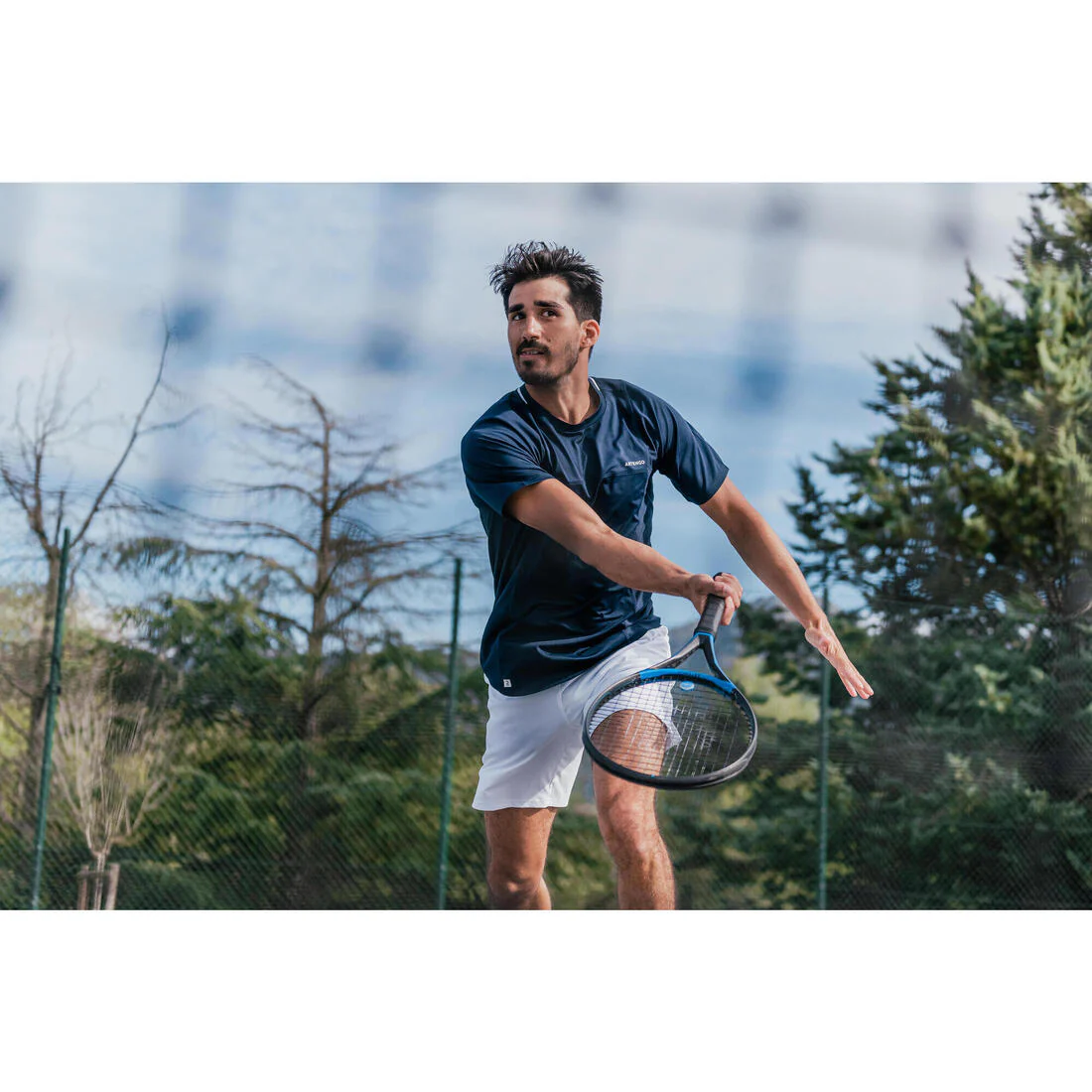 POLERA TENIS HOMBRE ARTENGO DRY MARINO GAËL MONFILS - Image 28