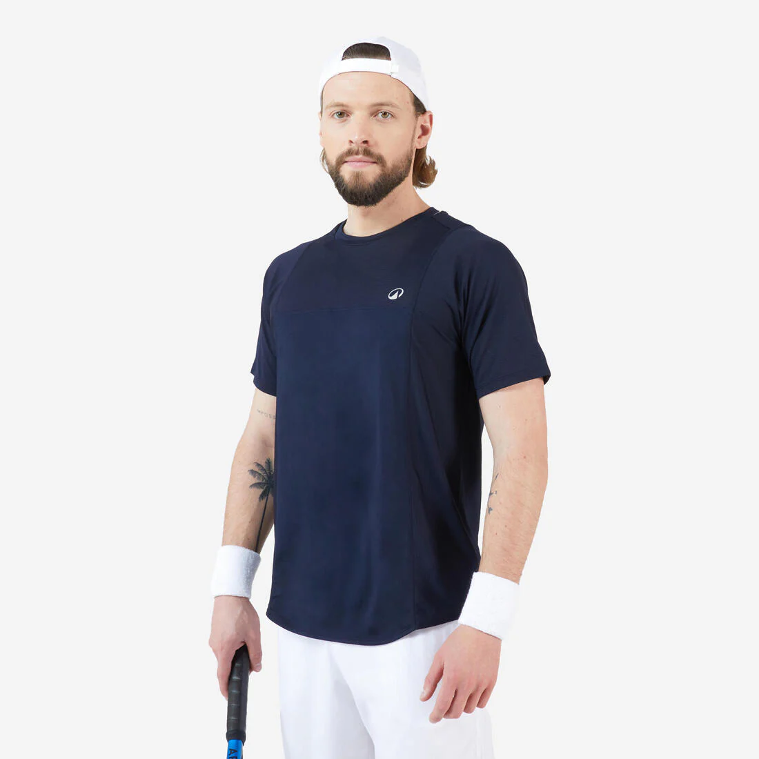 POLERA TENIS HOMBRE ARTENGO DRY MARINO GAËL MONFILS - Image 3