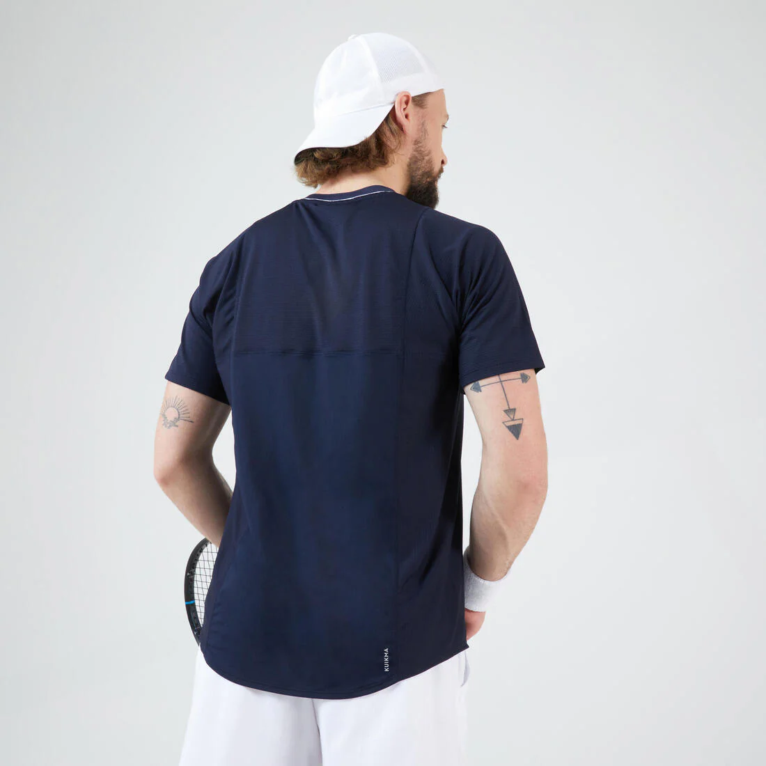 POLERA TENIS HOMBRE ARTENGO DRY MARINO GAËL MONFILS - Image 7