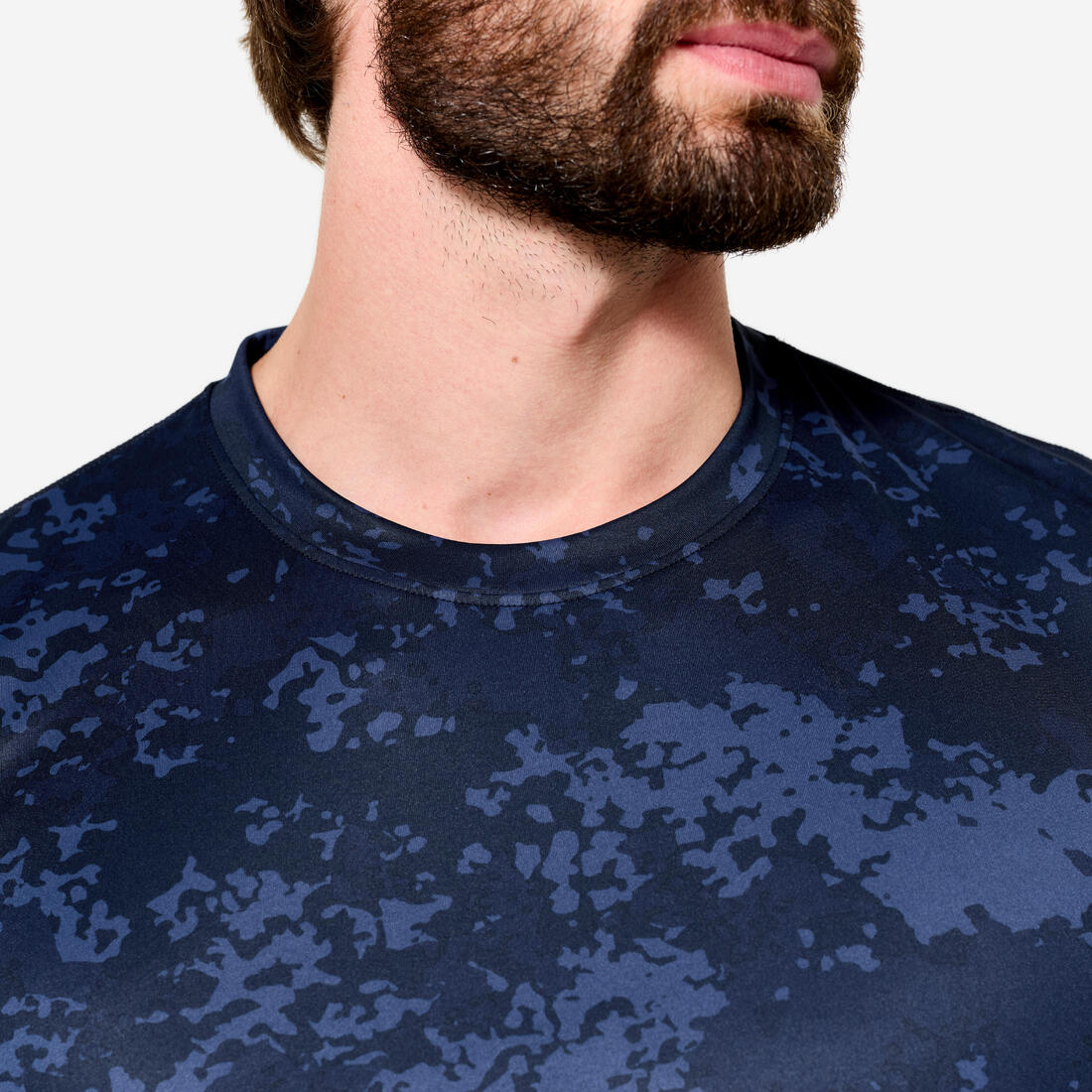 Polera Fitness Essential Negro Manga Corta Cuello Redondo Transpirable - Image 18