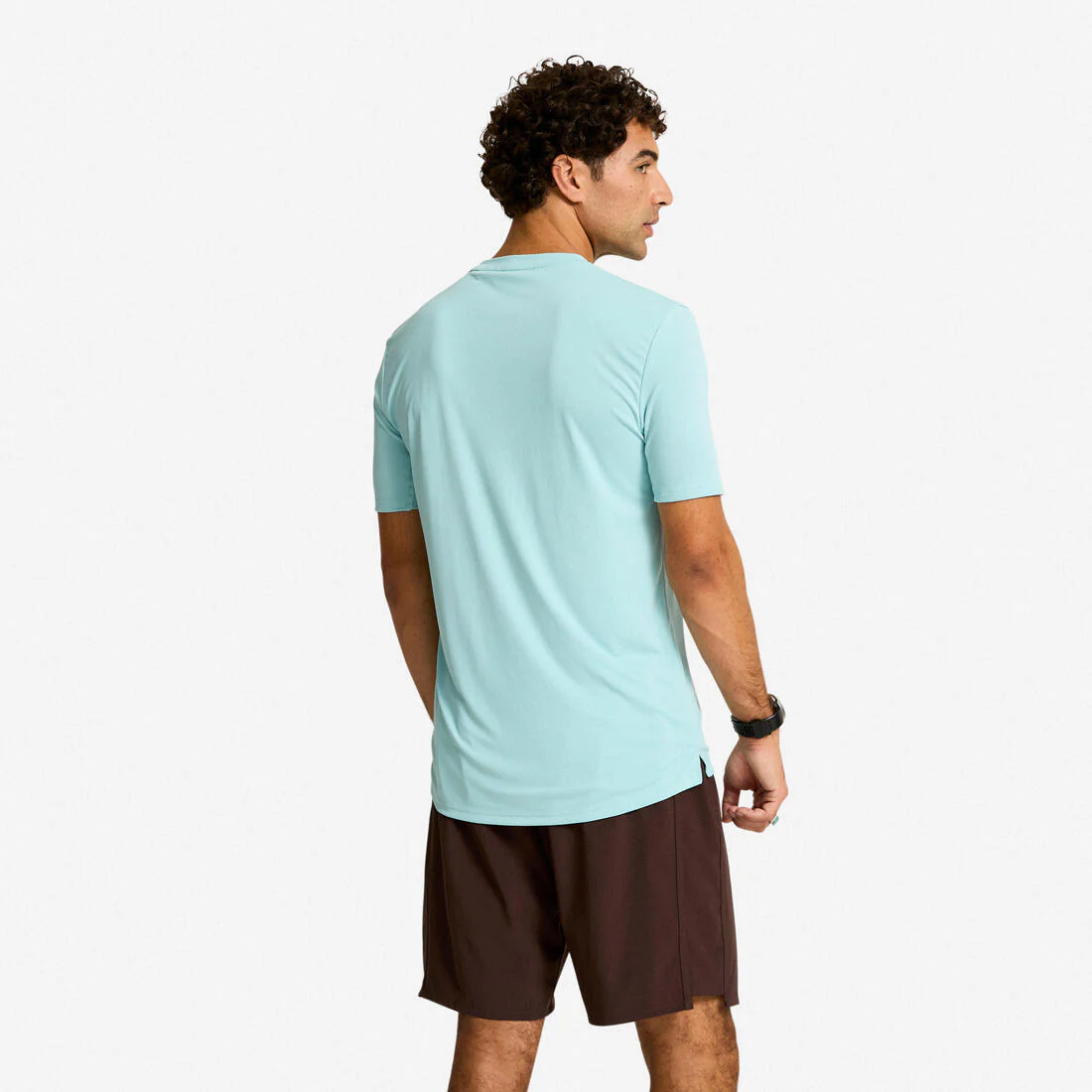 Polera Fitness Essential Negro Manga Corta Cuello Redondo Transpirable - Image 20