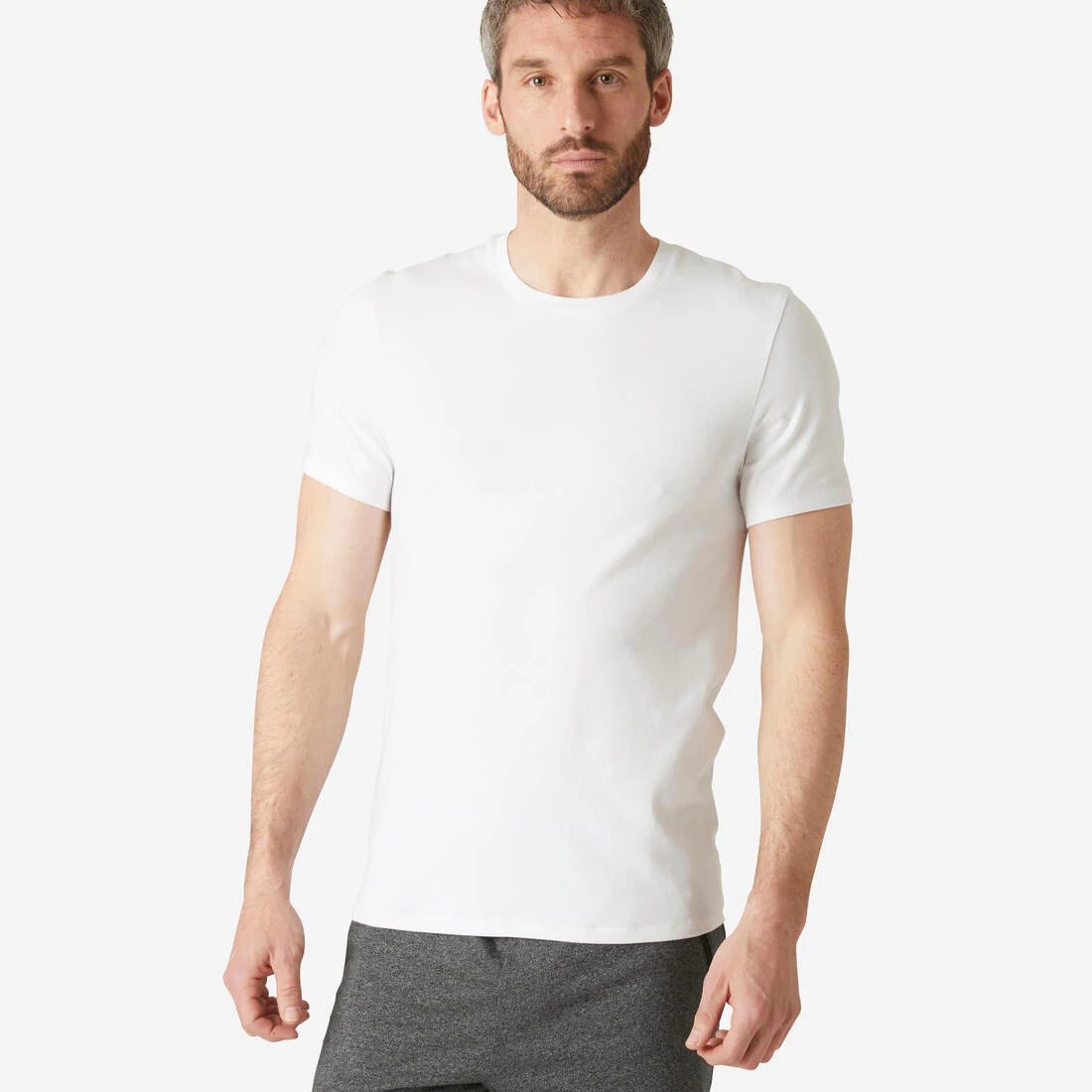 POLERA FITNESS HOMBRE 500 SLIM - Image 3