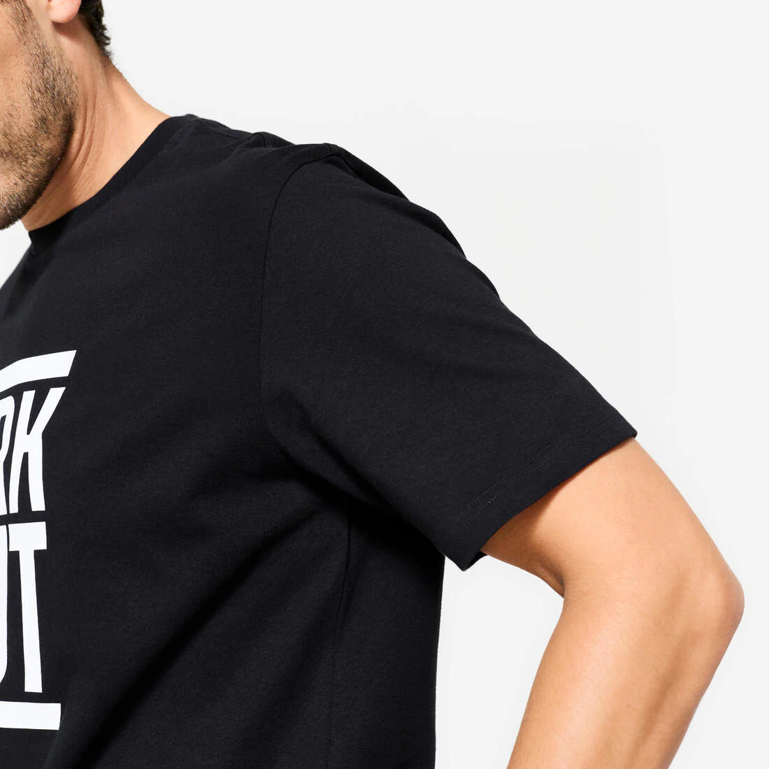 POLERA FITNESS HOMBRE CORTE REGULAR ALGODÓN - Image 11