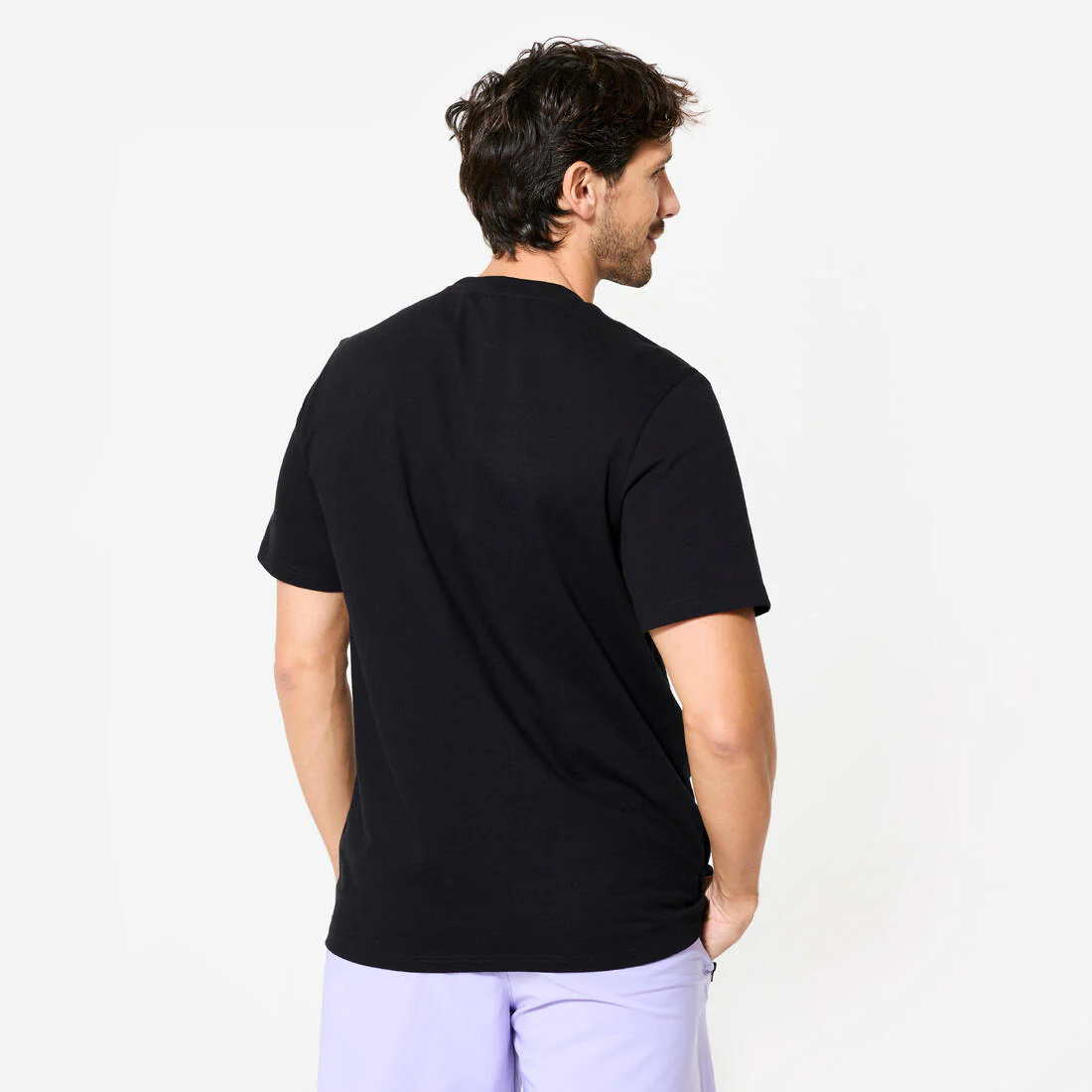 POLERA FITNESS HOMBRE CORTE REGULAR ALGODÓN - Image 7