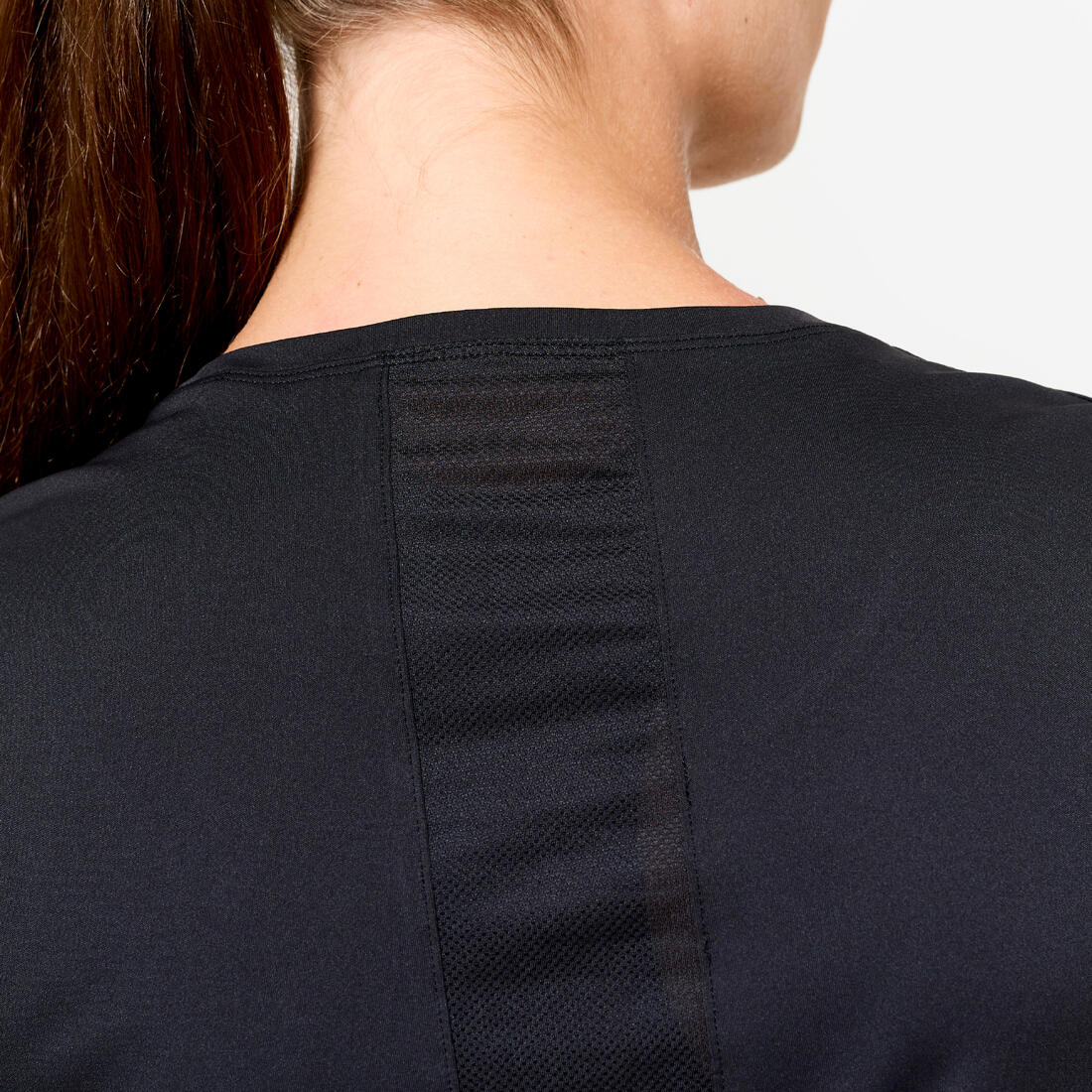 POLERA FITNESS MUJER AZUL MANGA CORTA - Image 17