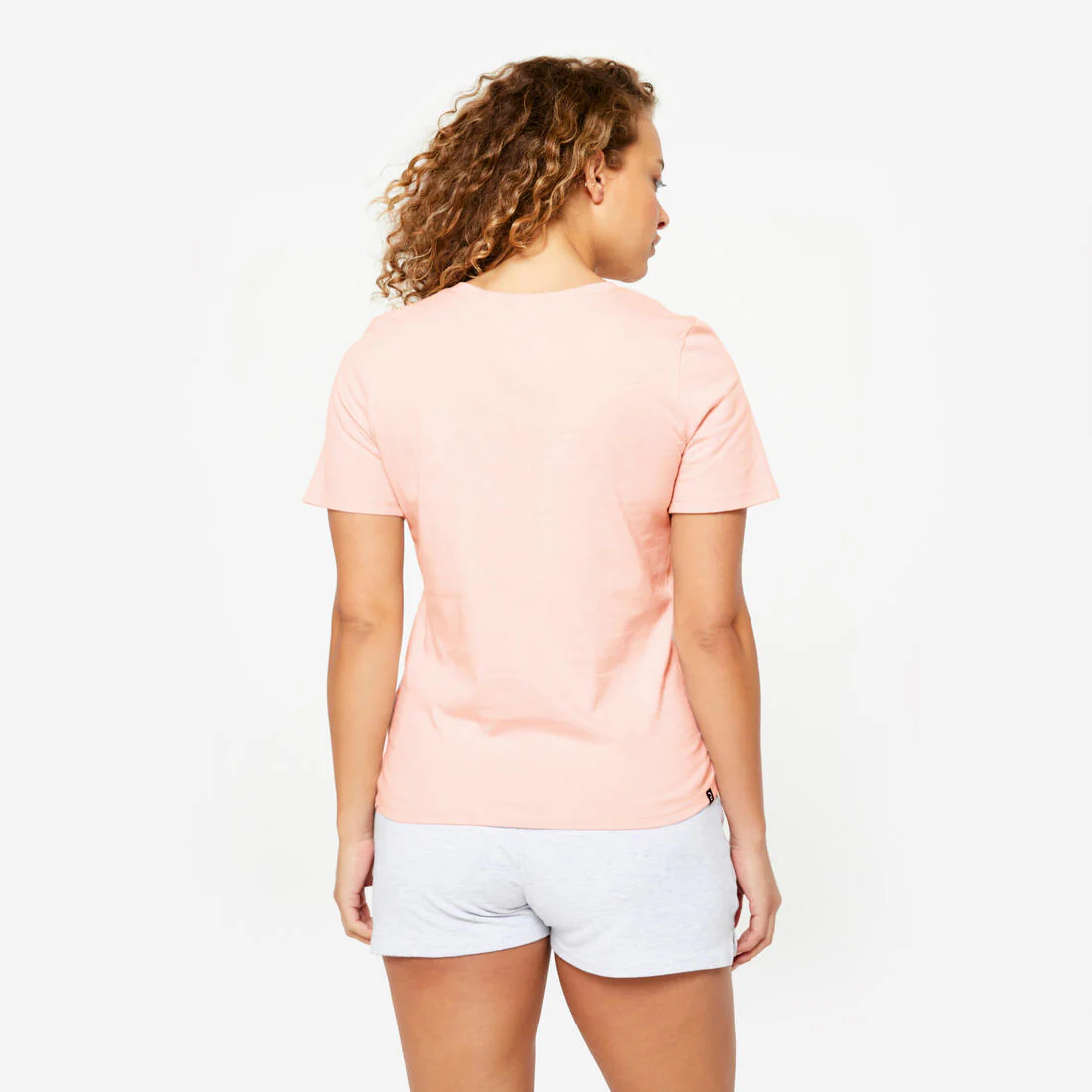 POLERA FITNESS MUJER CUELLO V ALGODÓN - Image 13