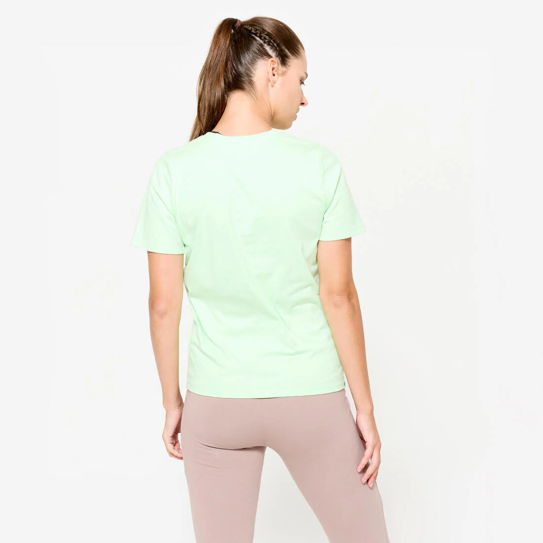POLERA FITNESS MUJER CUELLO V ALGODÓN - Image 16