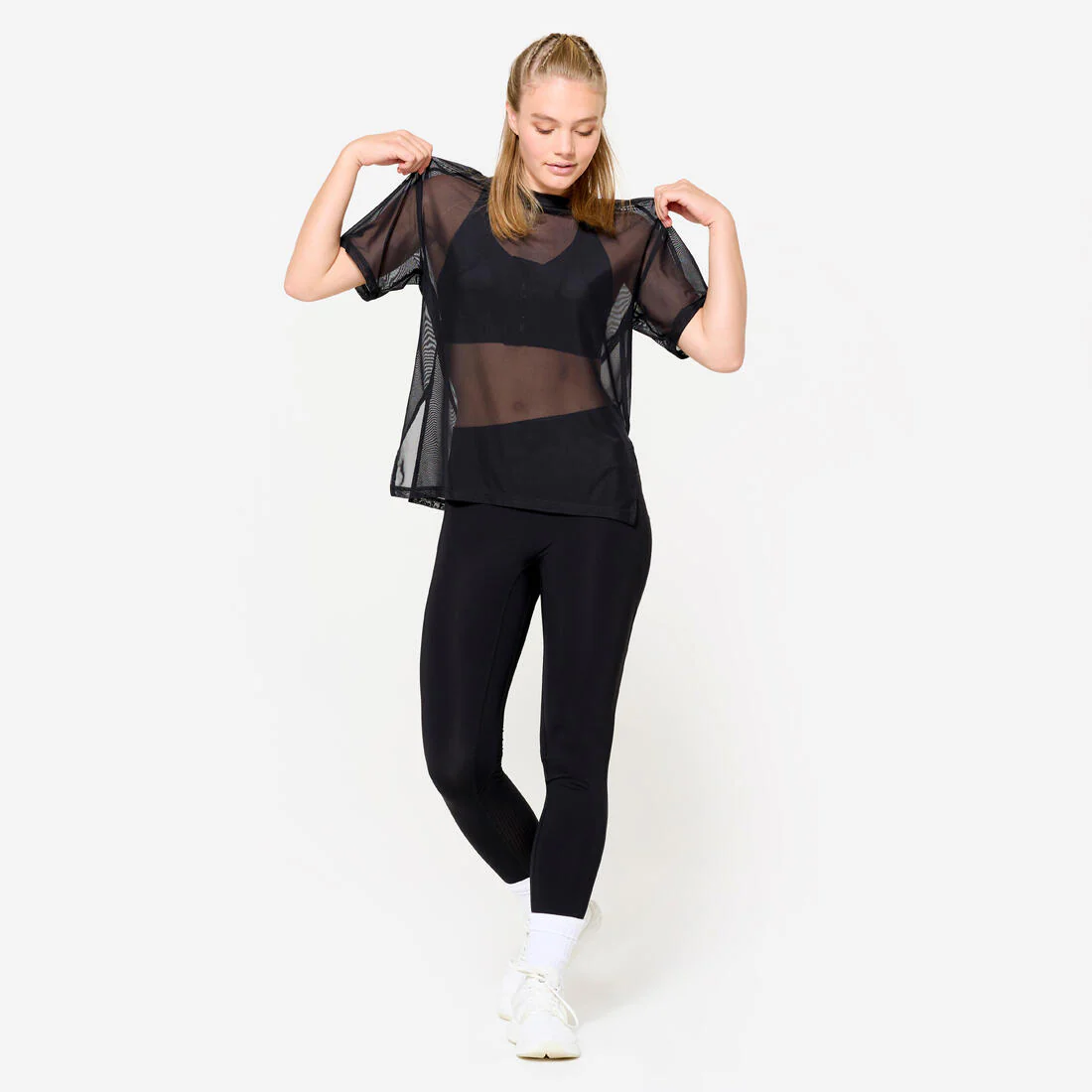 POLERA FITNESS MUJER HOLGADA - Image 2