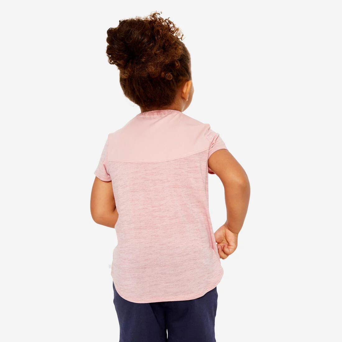POLERA GIMNASIA INFANTIL ROSADA LIVIANA TRANSPIRABLE - Image 12