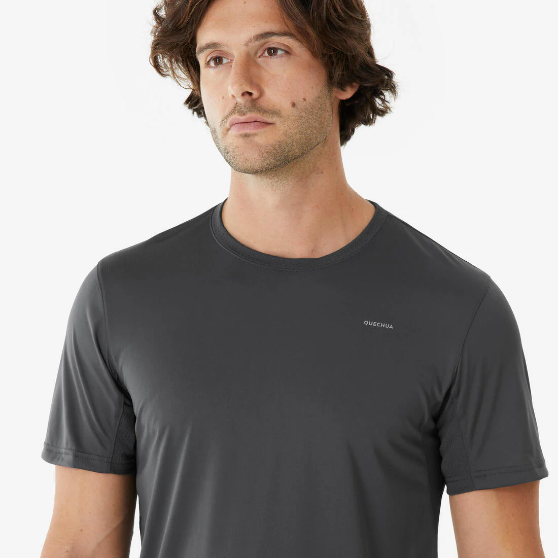 Remera manga corta de senderismo material sintético -hombre- mh100 - Image 10