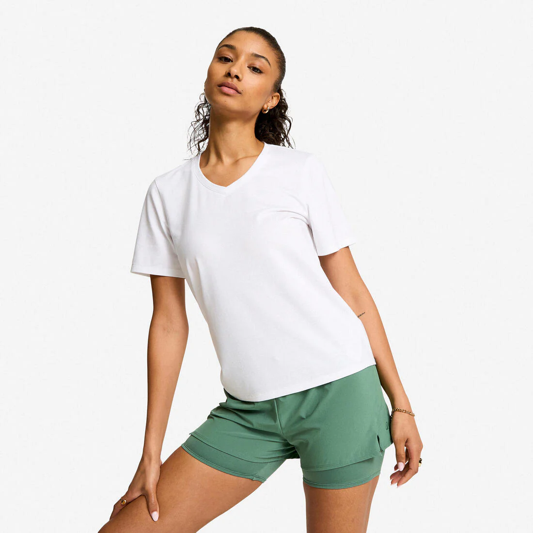 POLERA MUJER COOLMAX CUELLO V - Image 2