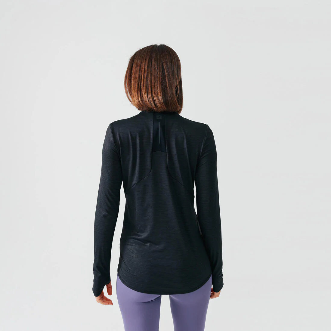 POLERA MUJER MANGA LARGA DRY+ NEGRO - Image 2