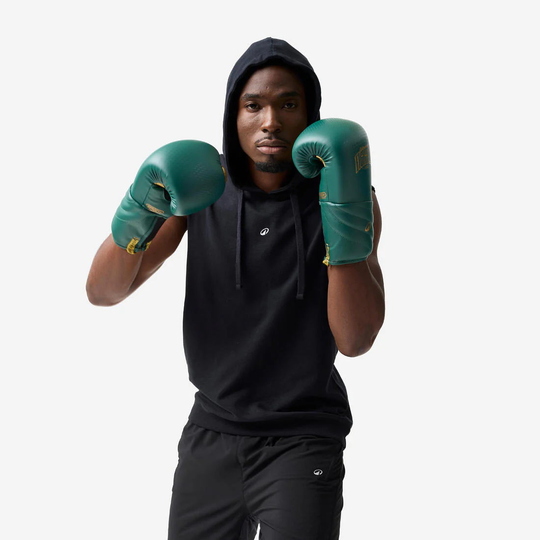 POLERA NEGRA HOMBRE CON CAPUCHA BOXEO - Image 5