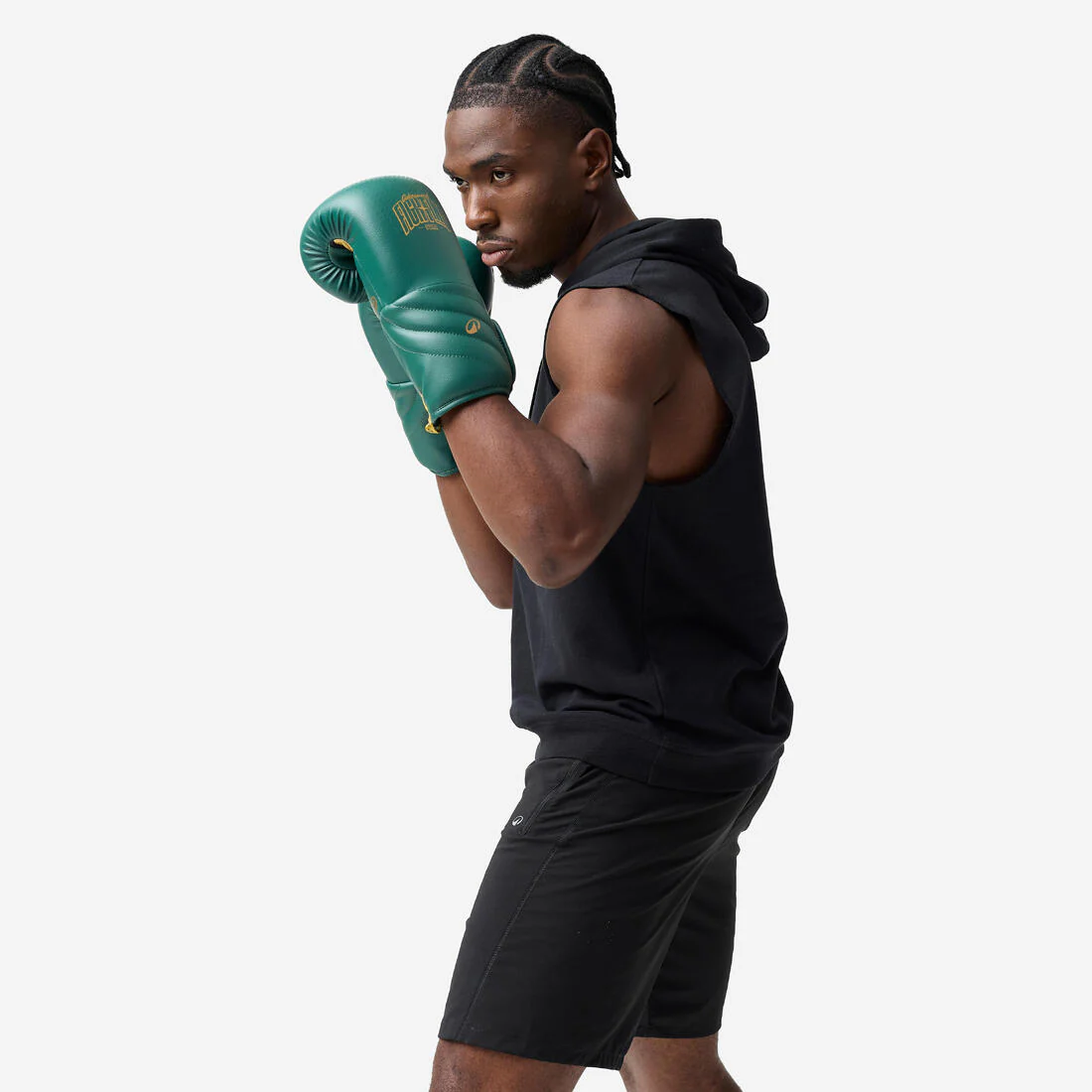 POLERA NEGRA HOMBRE CON CAPUCHA BOXEO - Image 7