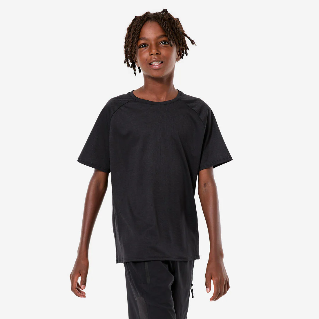 Camiseta Niños Blanco Lisa Tejido Sintético - Image 10