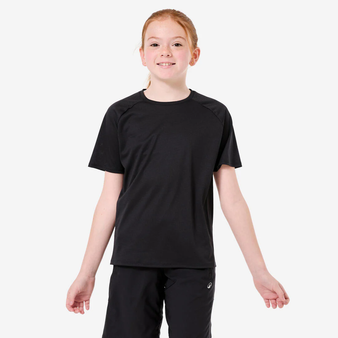 Camiseta Niños Blanco Lisa Tejido Sintético - Image 12
