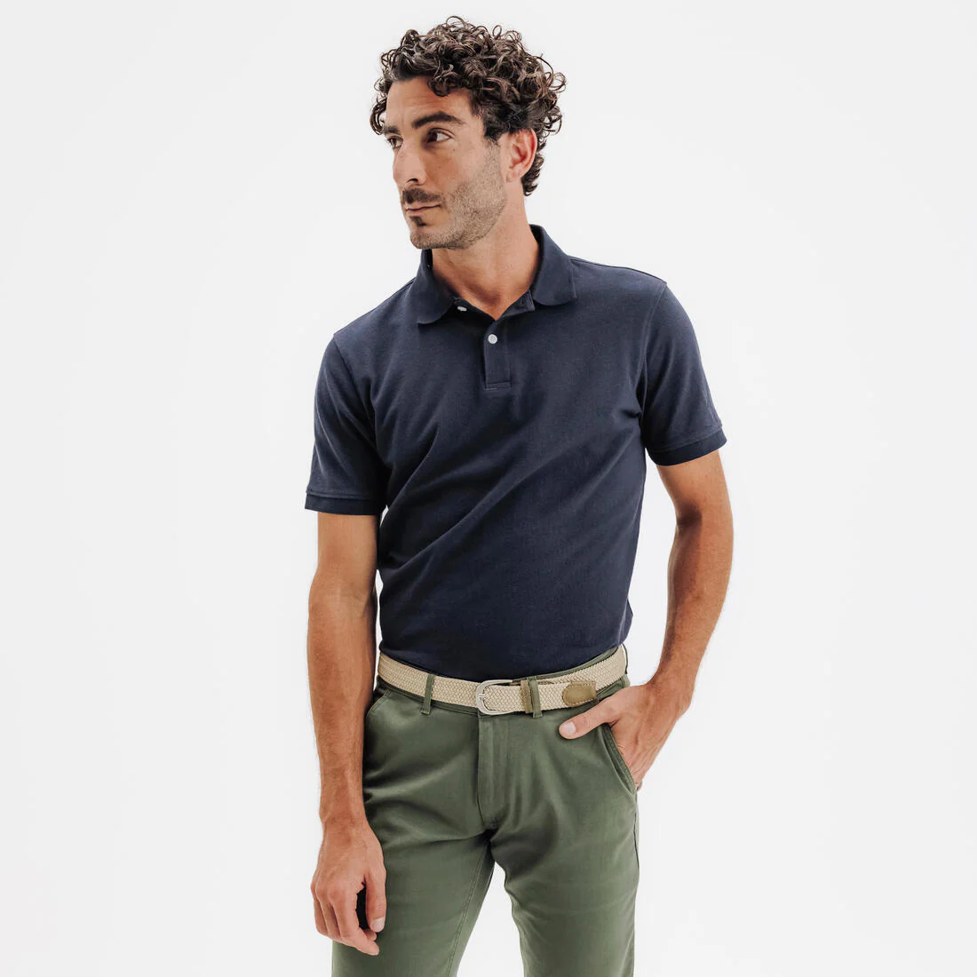 POLERA PIQUÉ DE GOLF HOMBRE MW500 - Image 4