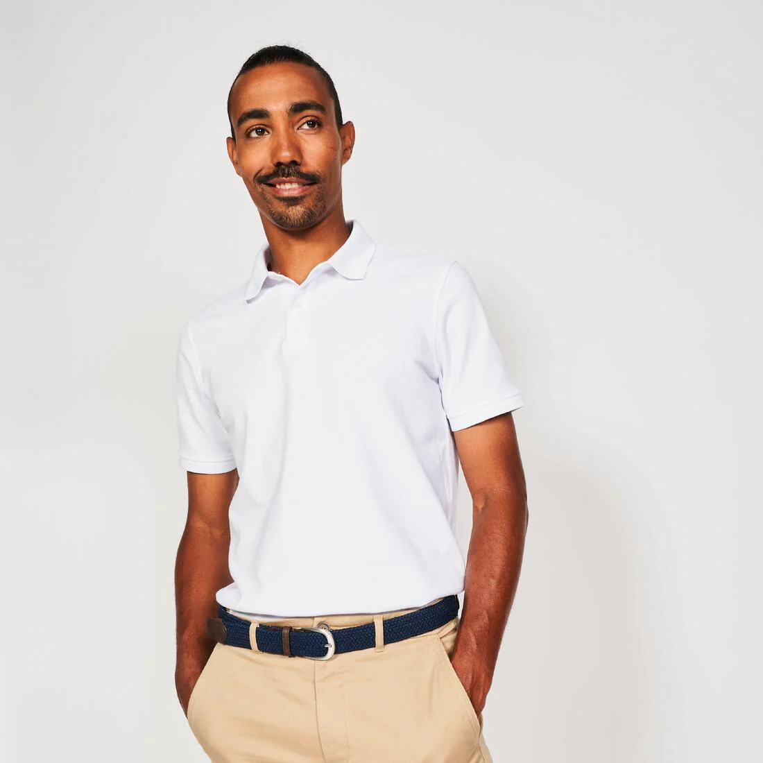 POLERA PIQUÉ DE GOLF HOMBRE MW500 - Image 6