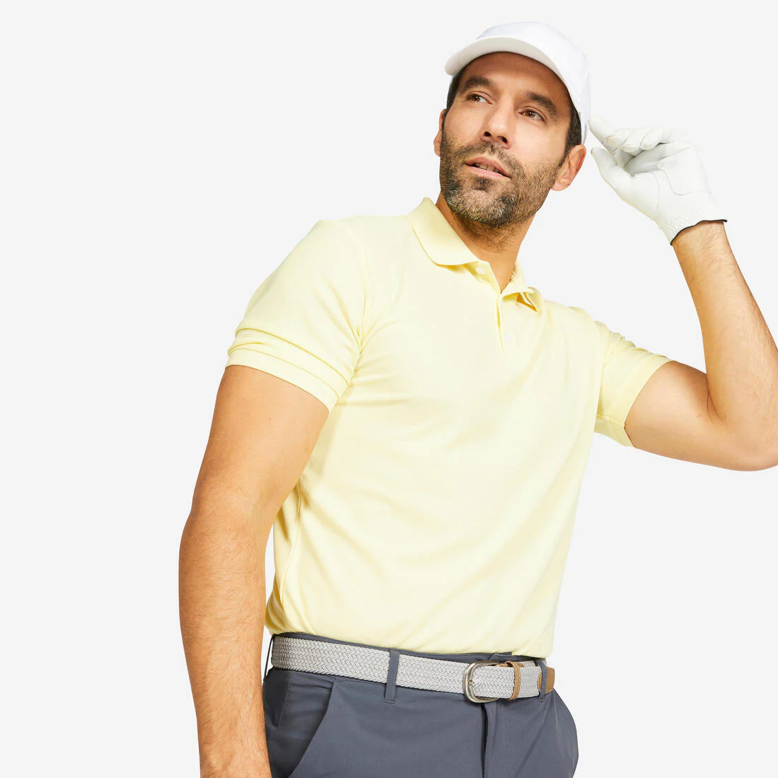 POLERA PIQUÉ DE GOLF MANGA CORTA HOMBRE WW500 - Image 3