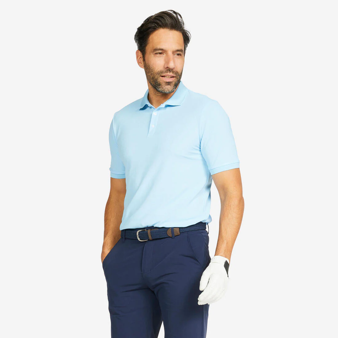 POLERA PIQUÉ DE GOLF MANGA CORTA HOMBRE WW500 - Image 4