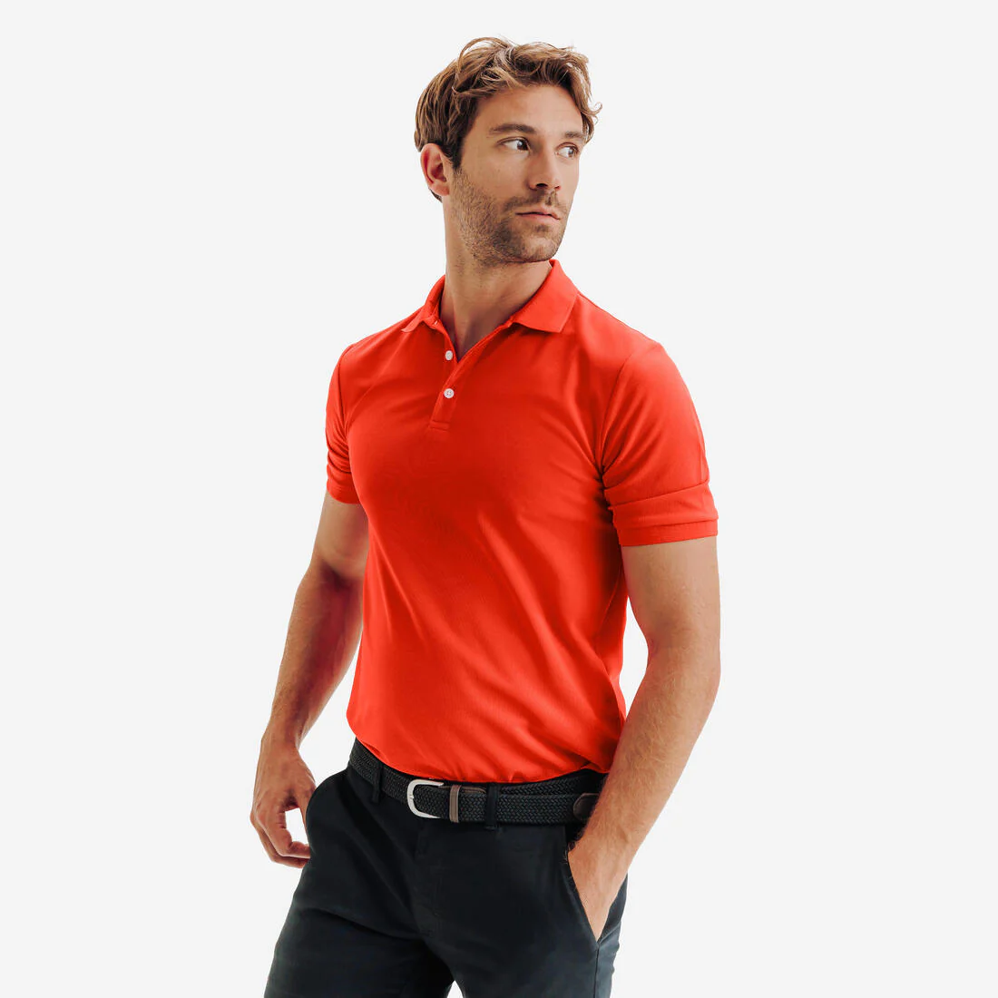 POLERA PIQUÉ DE GOLF MANGA CORTA HOMBRE WW500 - Image 6