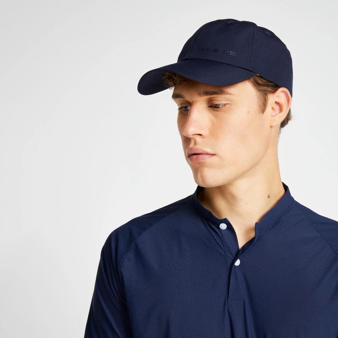 Polera Piqué de golf manga corta Hombre - WW900 azul marino - Image 3