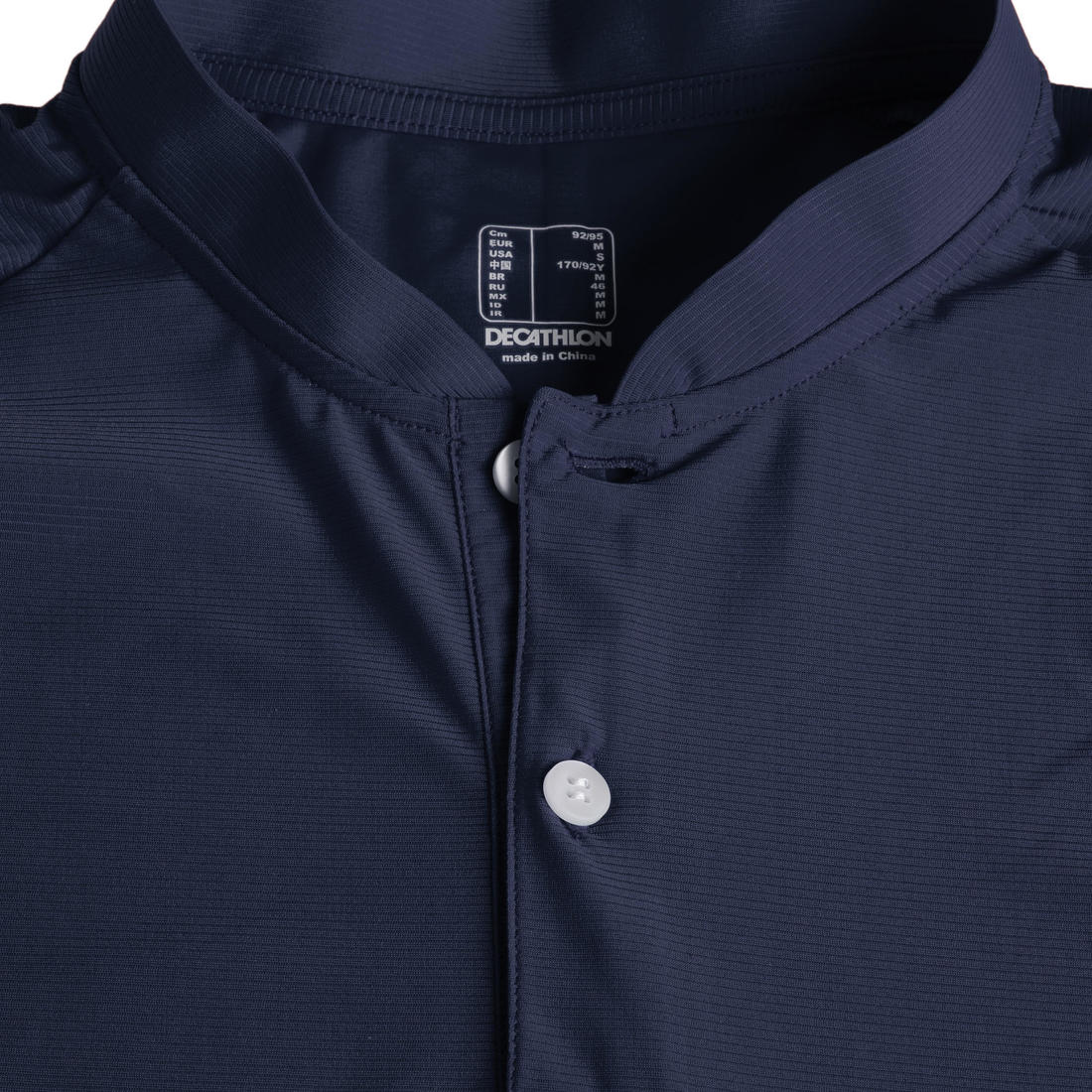Polera Piqué de golf manga corta Hombre - WW900 azul marino - Image 4