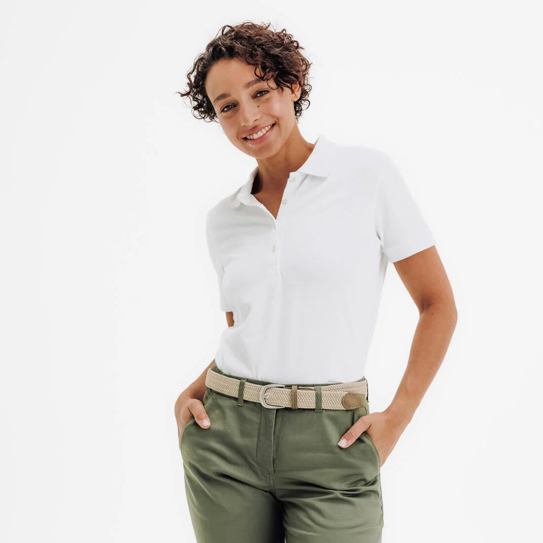 POLERA PIQUÉ DE GOLF MUJER MW500 - Image 3