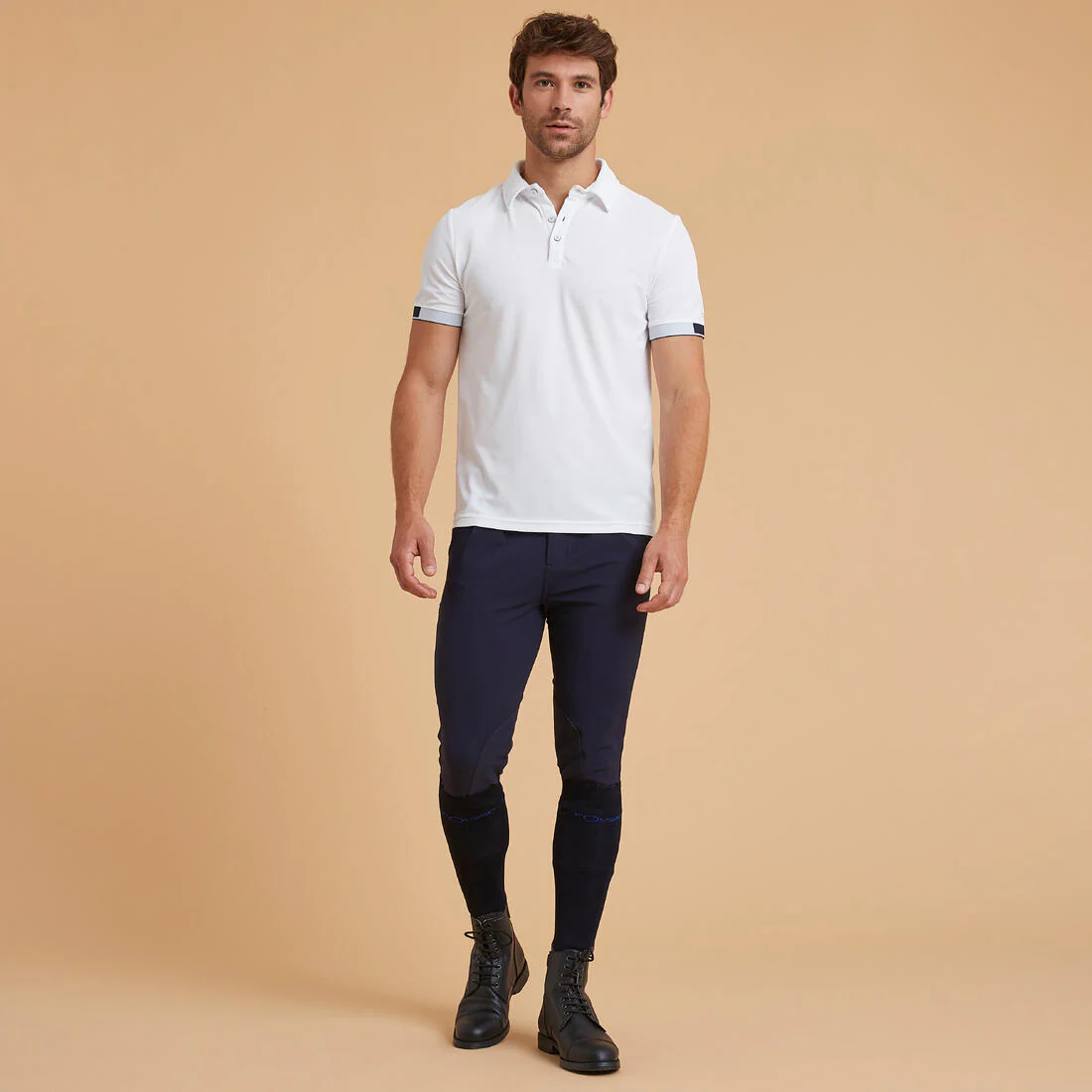 POLERA PIQUÉ EQUITACIÓN HOMBRE - Image 3