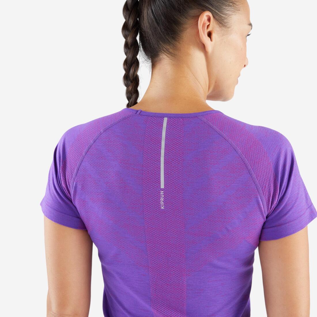 POLERA RUNNING TRAIL SLIM SIN COSTURAS MUJER KIPRUN RUN 500 CONFORT SLIM - Image 8