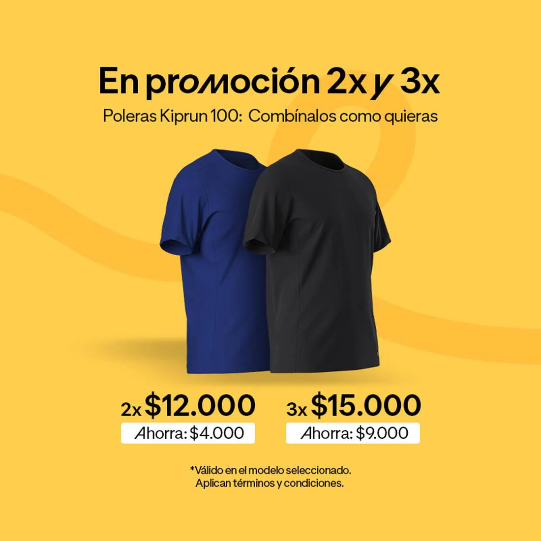 POLERA RUNNING TRANSPIRABLE HOMBRE - KIPRUN 100 DRY - Image 23