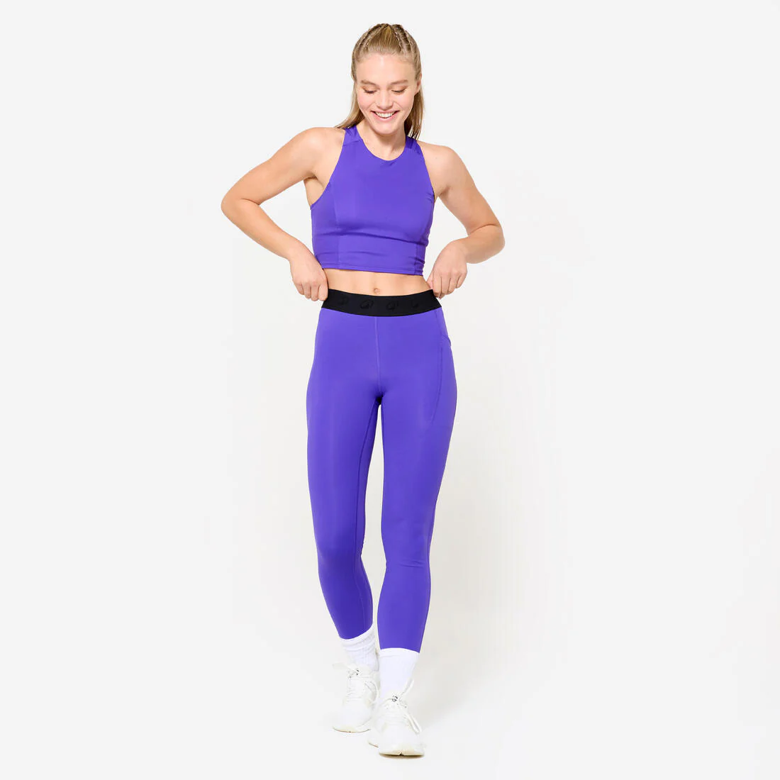 POLERA SIN MANGAS FITNESS FTA 500 MUJER AJUSTADO - Image 3