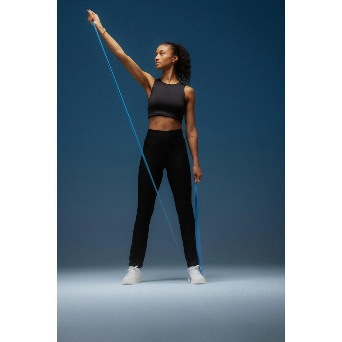 POLERA SIN MANGAS FITNESS MUJER CORTE CROP TOP - Image 7