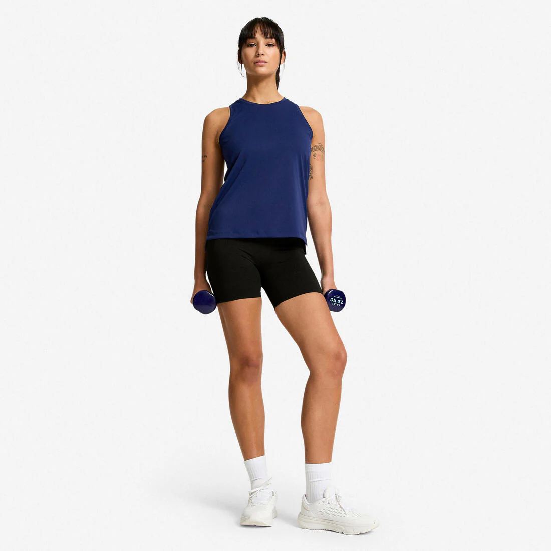 POLERA SIN MANGAS FITNESS MUJER CORTE RECTO - Image 10