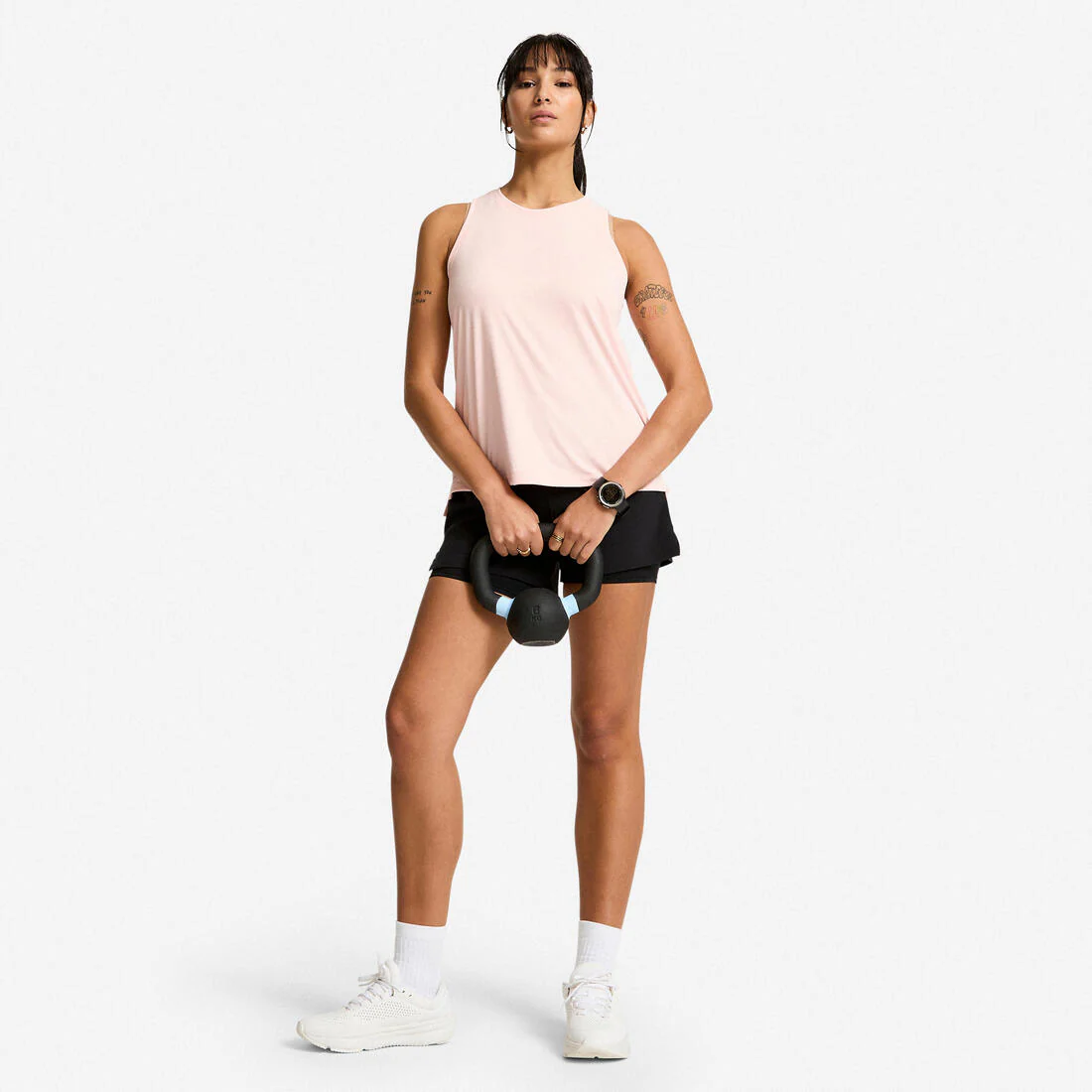 POLERA SIN MANGAS FITNESS MUJER CORTE RECTO - Image 12