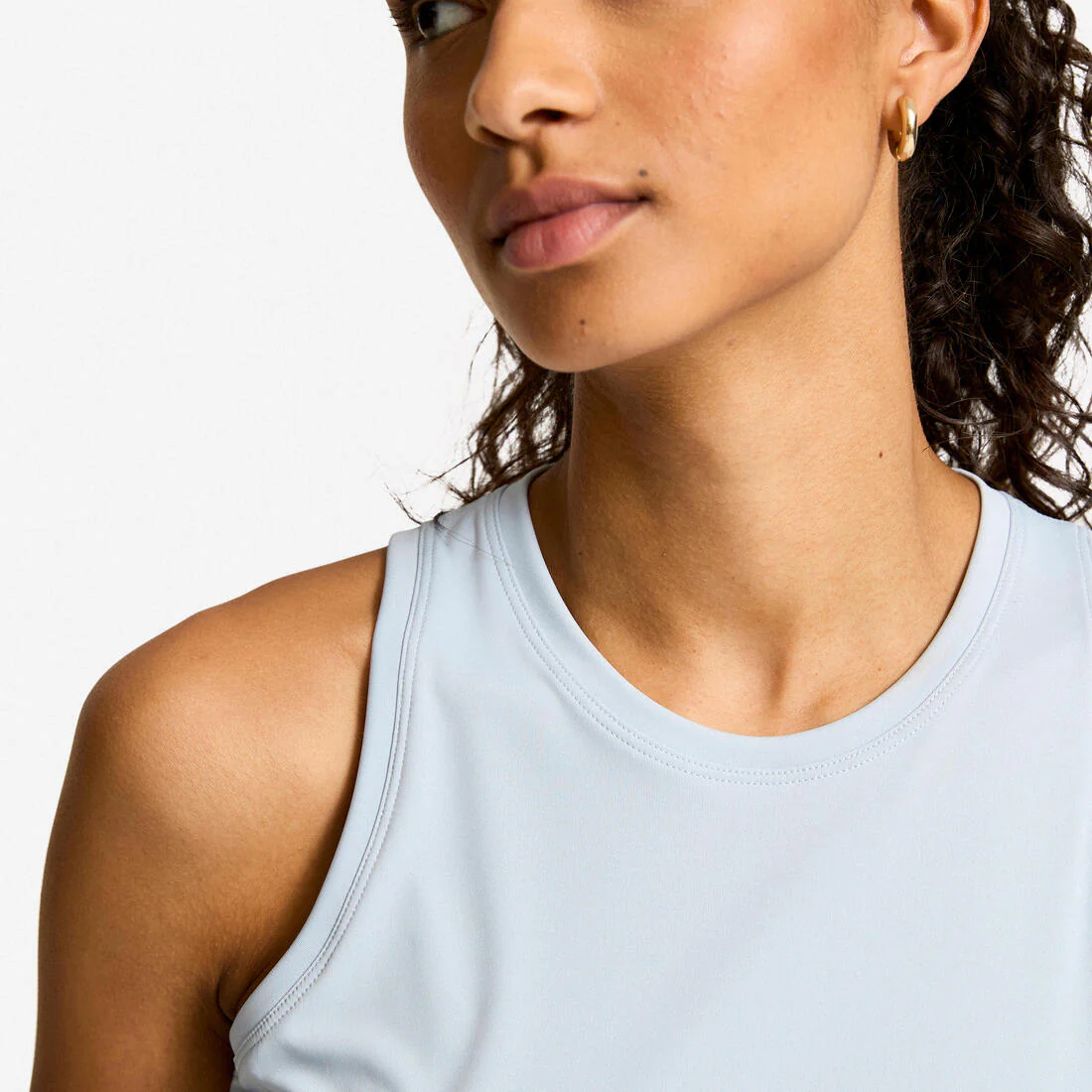 POLERA SIN MANGAS FITNESS MUJER CORTE RECTO - Image 35