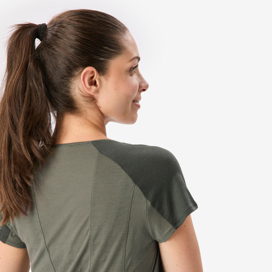 REMERA TREKKING MUJER MT500 CAF - Image 10
