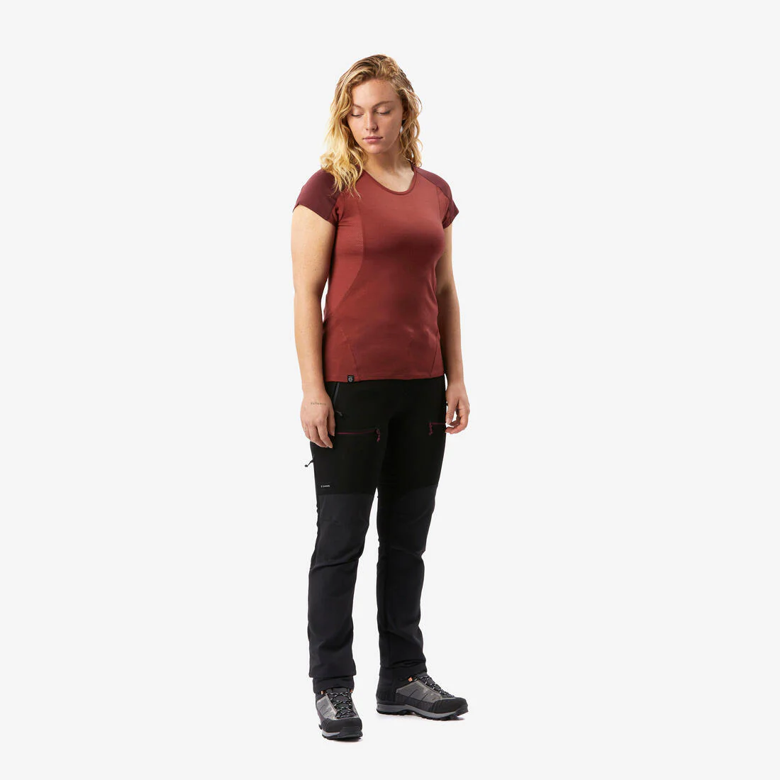 REMERA TREKKING MUJER MT500 CAF - Image 6